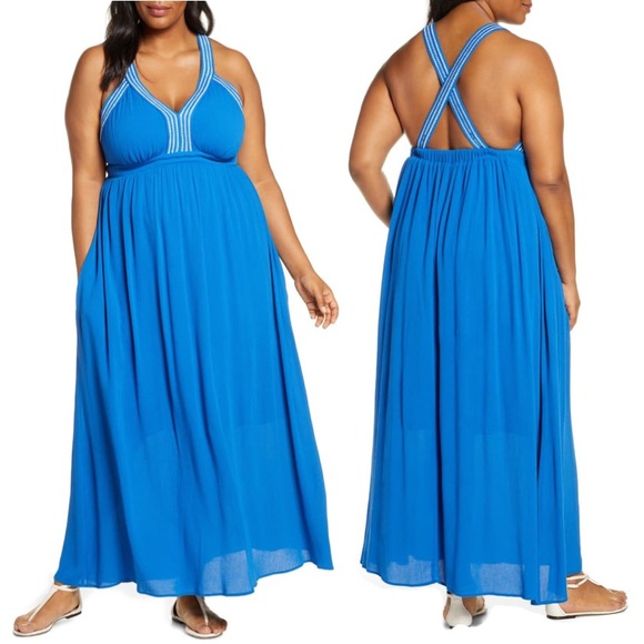 GIBSON Hi Sugarplum! Santorini Maxi Dress - Picture 1 of 7